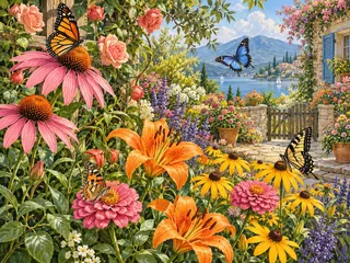 Jardín de mariposas