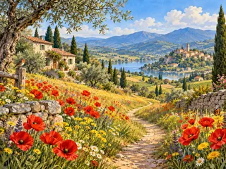 Pradera de flores