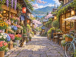 Una calle acogedora