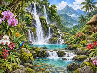 Cascada escondida